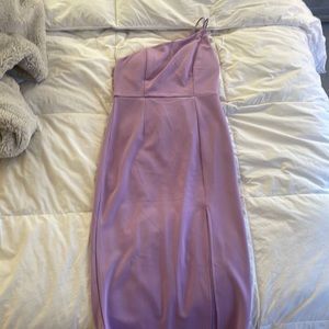 Hello Molly lilac midi dress
